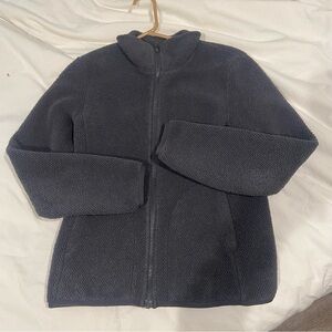 Uniqlo Dark Gray Fleece Zip-Up Jacket